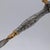 Gold Antique 20th Century Silver Plate & Brass Peacock Letter Opener, 1890s For Sale - Image 8 of 12