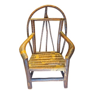 Rare North Carolina 1937 Miniature Folk Art Chair For Sale