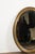 Gold Midcentury Irish Oval Gold and Black Mirror with Diamanté Décor For Sale - Image 8 of 12