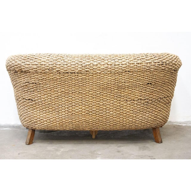 Woven Banana Garden Sofa and Armchairs, 1980s, Set of 3 For Sale - Image 11 of 18