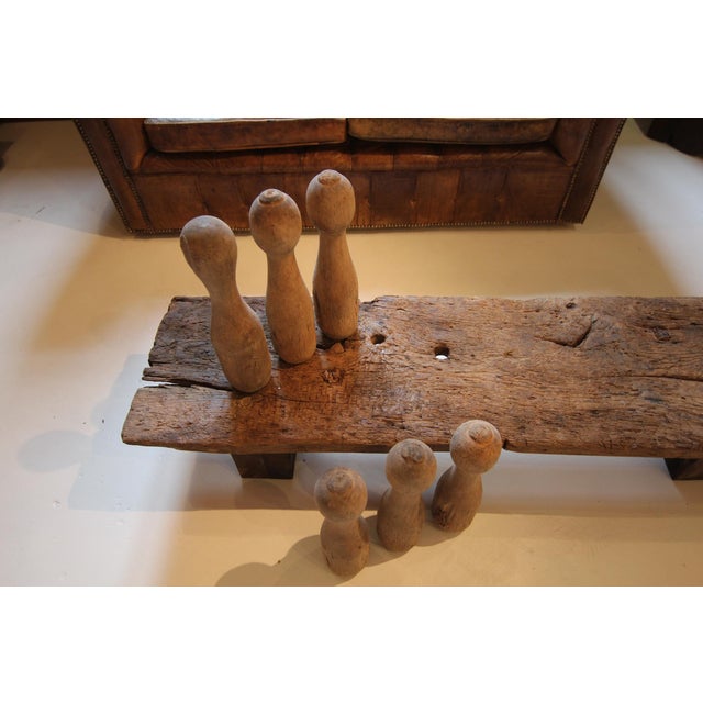 Wooden Bowling Pins, 1930s, Set of 6 For Sale - Image 13 of 18