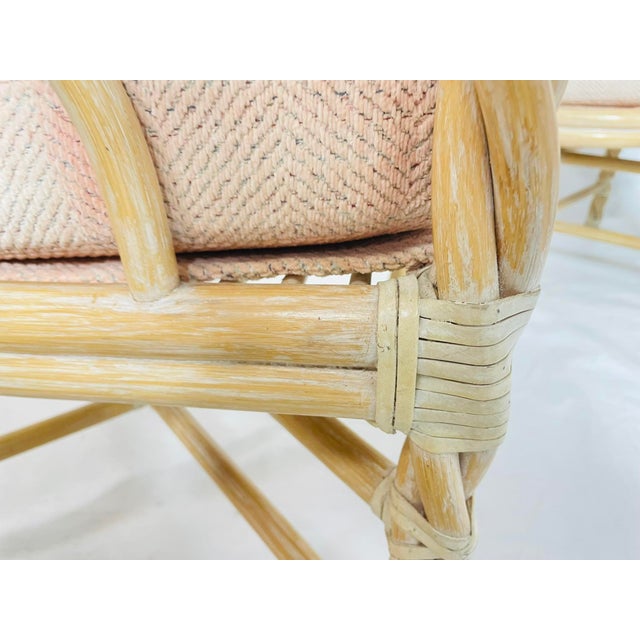 Set of 8 Vintage McGuire Bamboo Dining Armchairs, San Francisco For Sale - Image 12 of 18