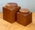 Vintage Square Wood Storage Boxes - Set of 2 For Sale - Image 11 of 12