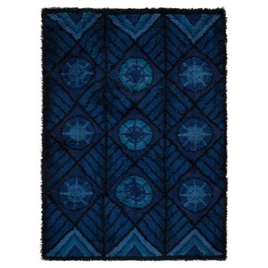 Vintage Swedish Rya Rug by Marianne Richter Doris Leslie Blau Collection