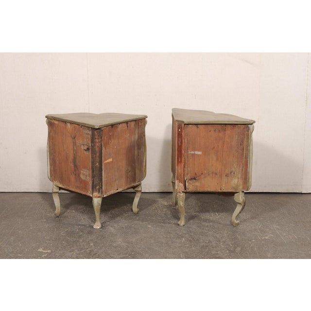 Italian Antique Corner Cabinets, a Near Pair For Sale - Image 12 of 13