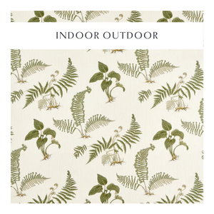 Sanderson Hosta & Fern Fabric in Olivine