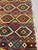 Burgundy 4' X 5'10" Afghan Chobi Khorjin Geometric Wool Kilim Rug For Sale - Image 8 of 17