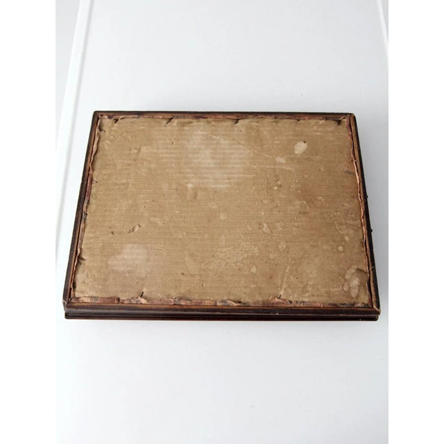 Vintage Floral Tray For Sale - Image 10 of 11