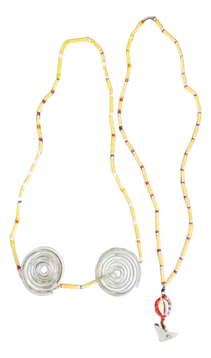 1970s Traditional Masai Surutia Wedding Necklace Set, 2 Pieces