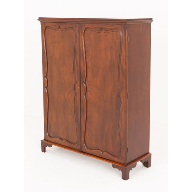 Wood Georgian Hall Cabinet in Mahogany, 1800 For Sale - Image 7 of 7