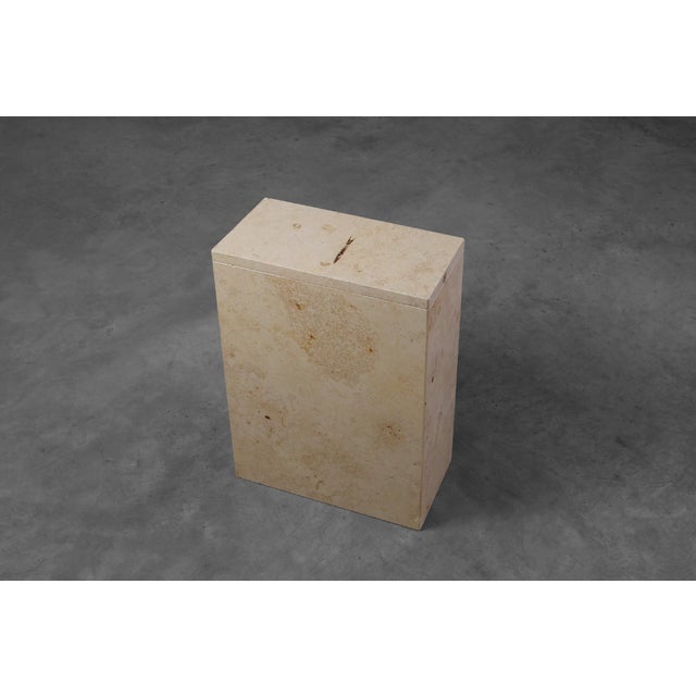 Mid-Century Italian Travertine Console, 1980s For Sale - Image 6 of 12