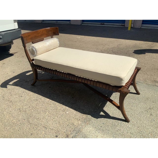 Robsjohn Gibbings Style Klismos Chaise For Sale In San Diego - Image 6 of 9