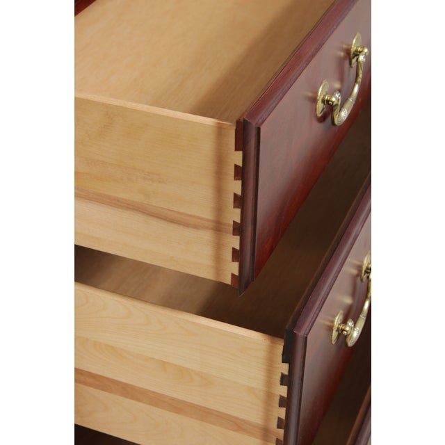 Brown Pennsylvania House Cherry Bedroom Armoire Cabinet For Sale - Image 8 of 15