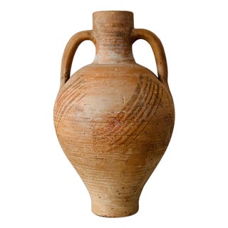 19th Century Picher "Cantaro" from Calanda, Spain, Terracotta Vase For Sale