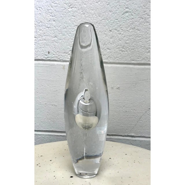 Mid-Century Modern Timo Sarpaneva for Iittala Blown Glass Orchid Vase For Sale - Image 3 of 11