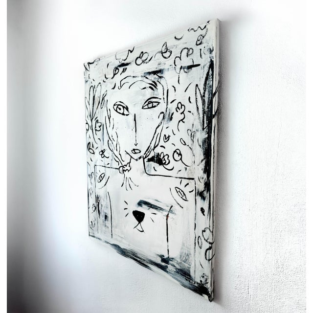 Jos de la Paz Masha Wolf Heart Ink Study For Sale In Miami - Image 6 of 6