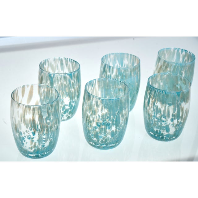 Early 21st Century Capri Glasses by Mariana Iskra, Set of 6 For Sale - Image 5 of 8