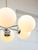Metal Italian Space Age Sputnik Chrome and Opaline Chandelier, 1970s For Sale - Image 7 of 18