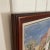 Blue 1963 Mid Century Swedish Modernist Oil Painting by Vidar Bäckman For Sale - Image 8 of 14