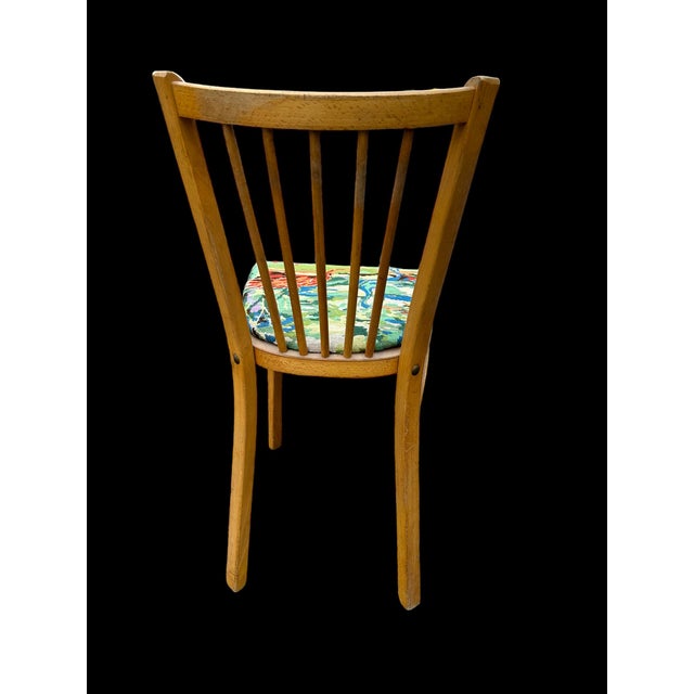 Vintage Beech Chair from Baumann, 1950s For Sale - Image 6 of 9