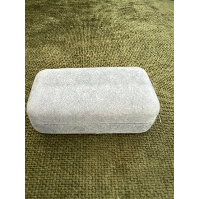 Gray Vintage Christian Dior Gold Plate Tie Clip Circa 1970 In Original Velvet Case For Sale - Image 8 of 18