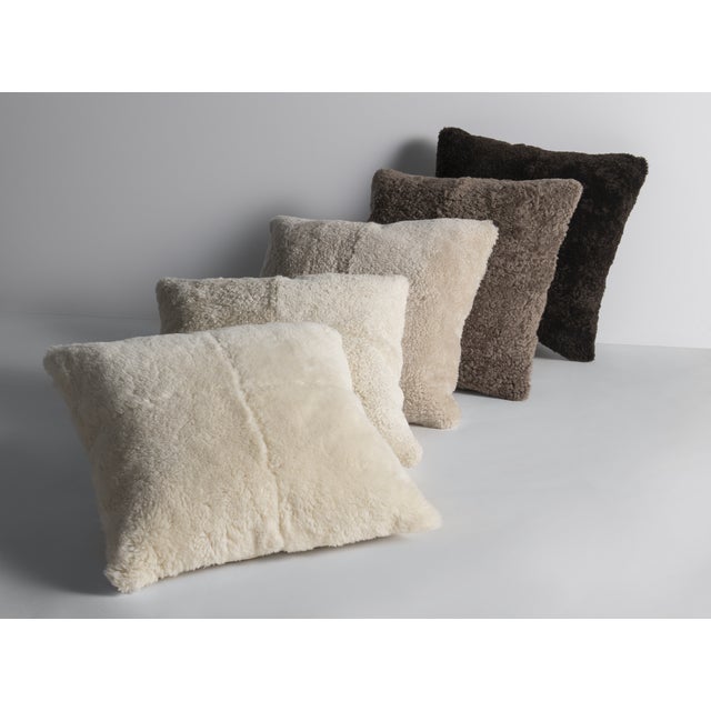 Lancaster Signature Quadrant Pillow in Pecora Cream For Sale - Image 4 of 5