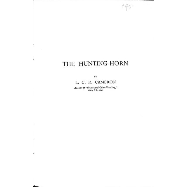 Paper The Hunting-Horn What To Blow and How To Blow It For Sale - Image 7 of 9