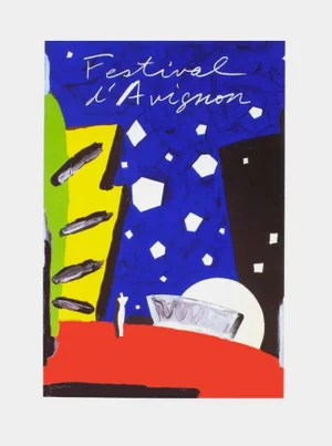 2000 Aki Kuroda Festival d'Avignon Poster