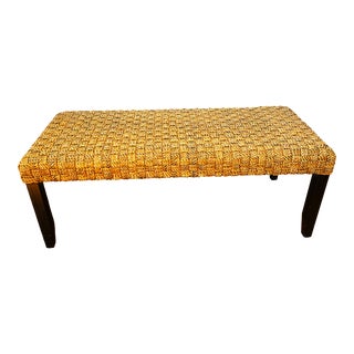 Palecek Double Woven Bench/Stool For Sale