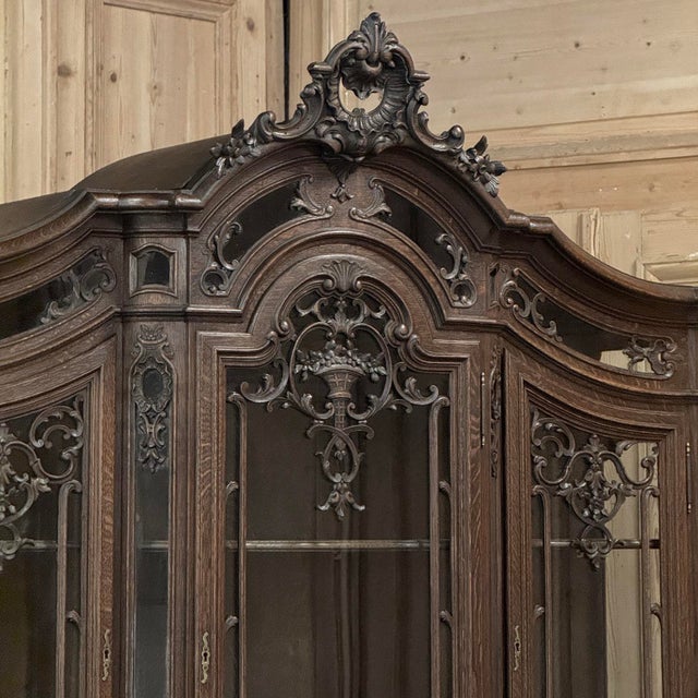 Coffee 19th Century Country French Régence Liégeois Oak China Buffet For Sale - Image 8 of 18