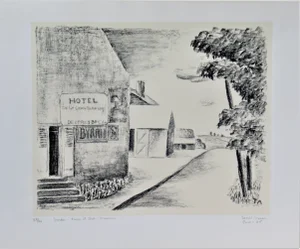 Teall (La Verne Teall) Messer, Verdes, Loir et Cher, France, 1928