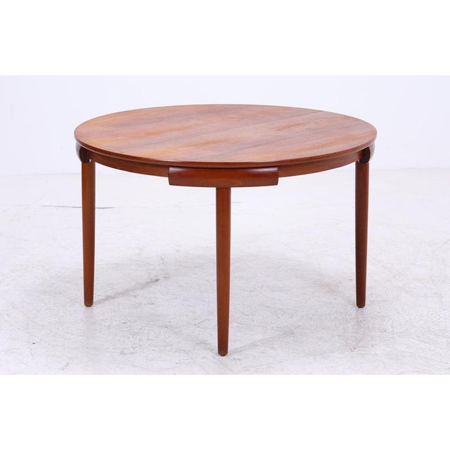 Vintage Teak Roundette Dining Table by Hans Olsen for Frem Røjle For Sale - Image 6 of 17