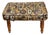Vintage MCM Babcock Phillips Colonial Tavern Print Vinyl Footstool For Sale