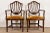 Ethan Allen Federal Mahogany Shield Back Armchairs or Dining Captain Chairs, Pair For Sale - Image 15 of 15
