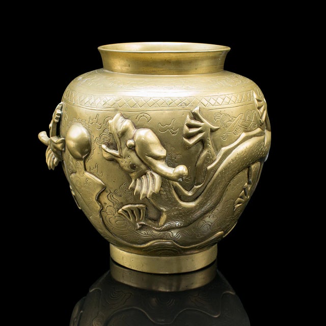 Late 19th Century 1880's Pair of Antique Flower Urns For Sale - Image 5 of 12