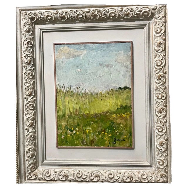 Boris Lavrenko, Campo di Segala, Oil Painting, 1967, Framed For Sale