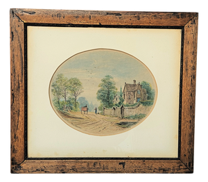 Samuel Wagstaff, Near Tadcaster, 1898, Watercolor, Framed