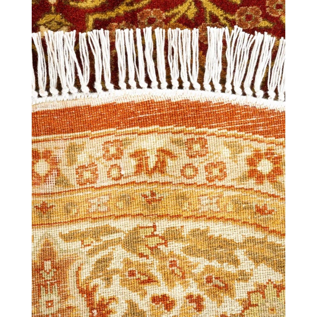 2000 - 2009 Mogul, One-of-a-Kind Hand-Knotted Area Rug - Orange, 5' 1" x 7' 7" For Sale - Image 5 of 8