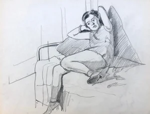 1930s Norman Kent Female Figure Study