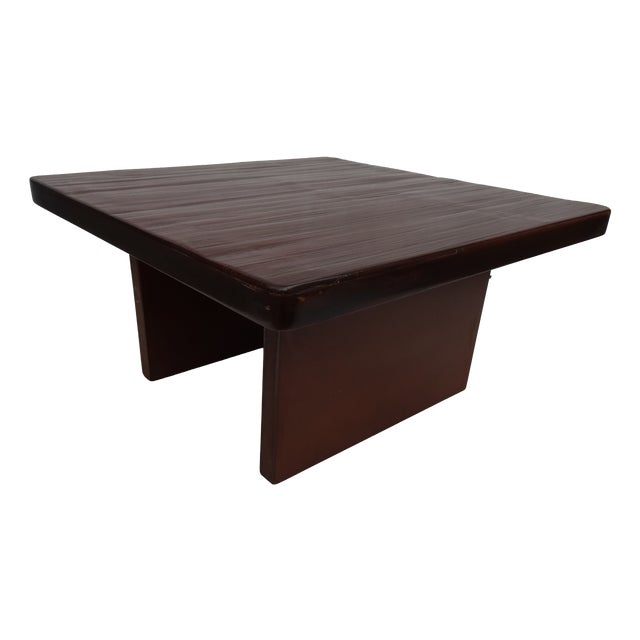 Minimalist Bamboo Side Table in the style of Axel Vervoordt, 1970s For Sale