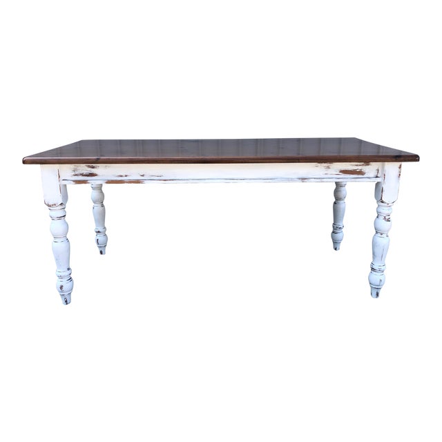 Country Style Pottery Barn Farm Table Chairish