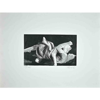 Giacomo Manzú, Lovers II, Edition 53/125, 1970, Etching For Sale