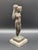 Neoclassical Vintage Bronze Statue: Neoclassical Woman Carrying Vessel For Sale - Image 3 of 8