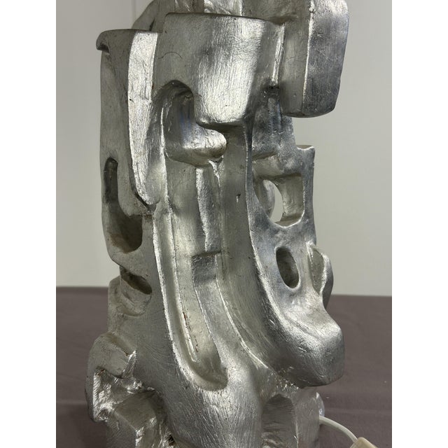 Brutalist Table Lamp, 1960s For Sale - Image 11 of 12