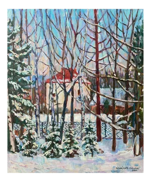 Marek Niedojadlo, Winter in a Village, 2021