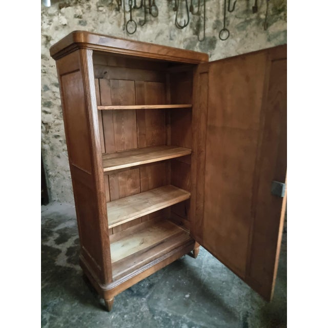 Rustic Antique French Oak Wardrobe, 1930s For Sale - Image 3 of 15