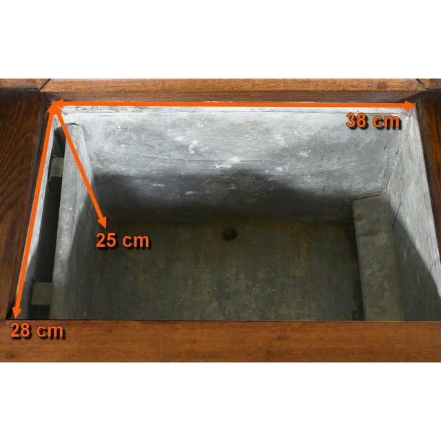 Small Cooler in Oak For Sale - Image 18 of 18