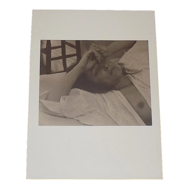 Large Vintage Photogravure-"Georgia O'Keeffe" by Alfred Stieglitz (Usa 1864-1946) For Sale