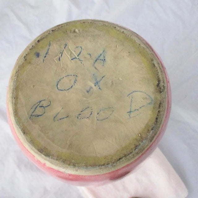 1930s-1940s Rosey Oil Jardiniere For Sale In New York - Image 6 of 7