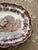 Brown Vintage Brown Transferware Copeland Spode "Turkey" Serving Platter For Sale - Image 8 of 10